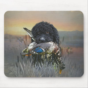 Tapis De Souris Barbet, Chien d'eau français