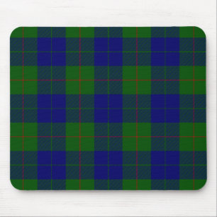 Tapis De Souris Barclay tartan bleu vert plaid