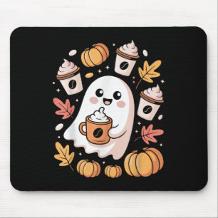 Tapis De Souris Barista fantôme Design d'Halloween avec thème de c