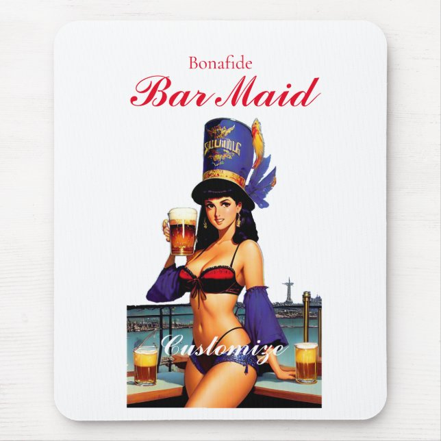 Tapis De Souris Barmaid authentique Thunder_Cove  (Devant)