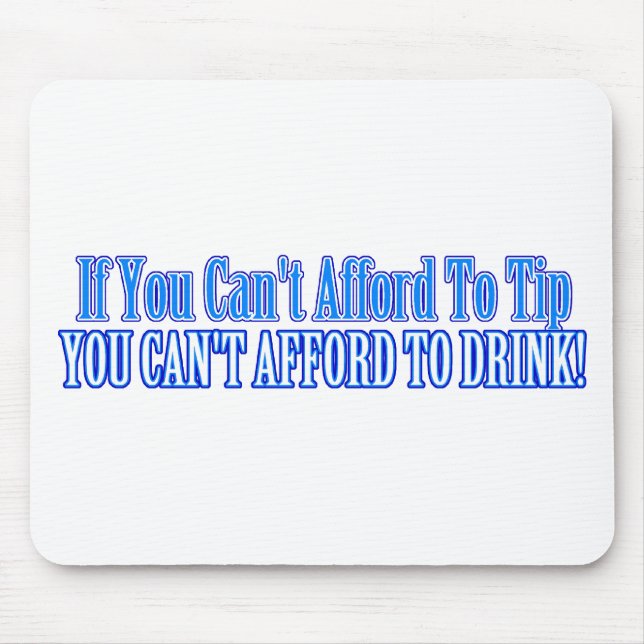 Tapis De Souris Bartender dit : (Devant)