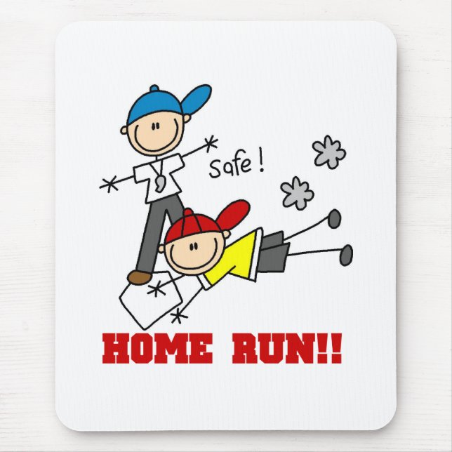 Tapis De Souris Base-ball coup de circuit (Devant)