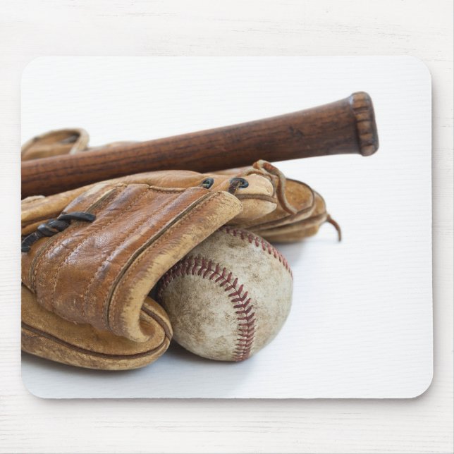 Tapis De Souris Base-ball et bat (Devant)