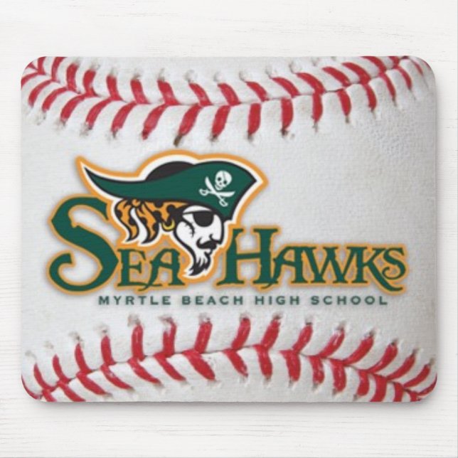 Tapis De Souris Base-ball Mousepad de Seahawk (Devant)