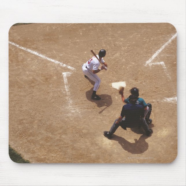 Tapis De Souris Baseball à Home Plate (Devant)