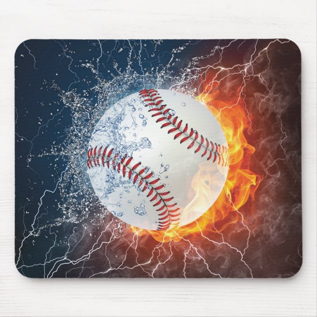 Tapis De Souris Baseball ball (Devant)