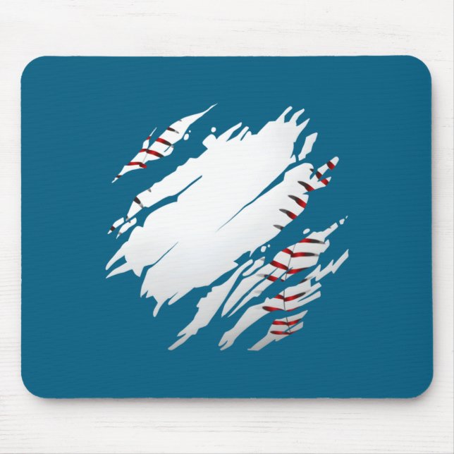 Tapis De Souris Baseball Baseball (Devant)