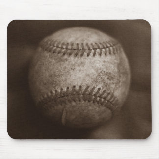 Tapis De Souris Baseball de Sepia vintage