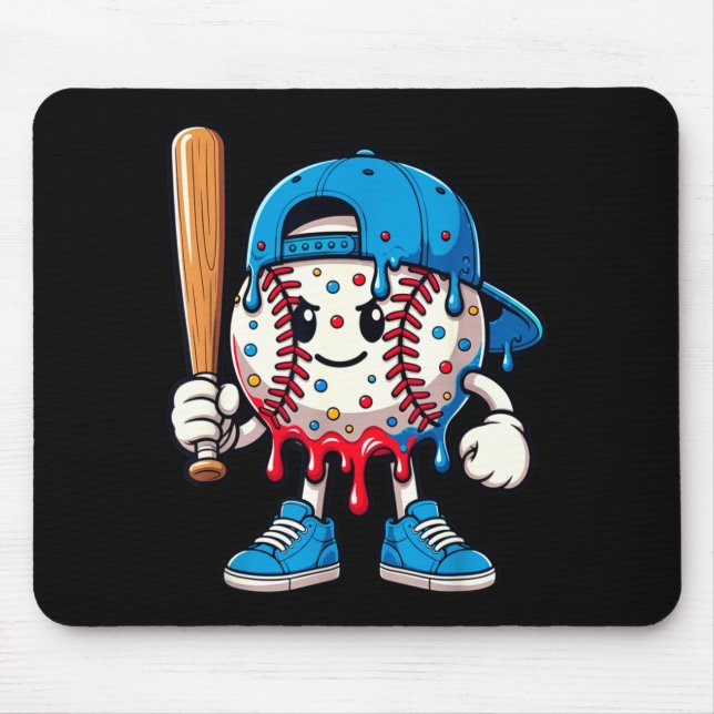Tapis De Souris Baseball Drip Baseball Life Style 101 Apparel Yout (Devant)