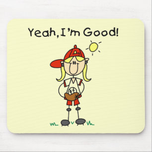 Tapis De Souris Baseball I'm Good T-shirts et Cadeaux