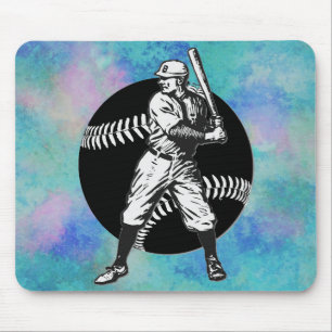 Tapis De Souris Baseball : Pad Souris Vintage