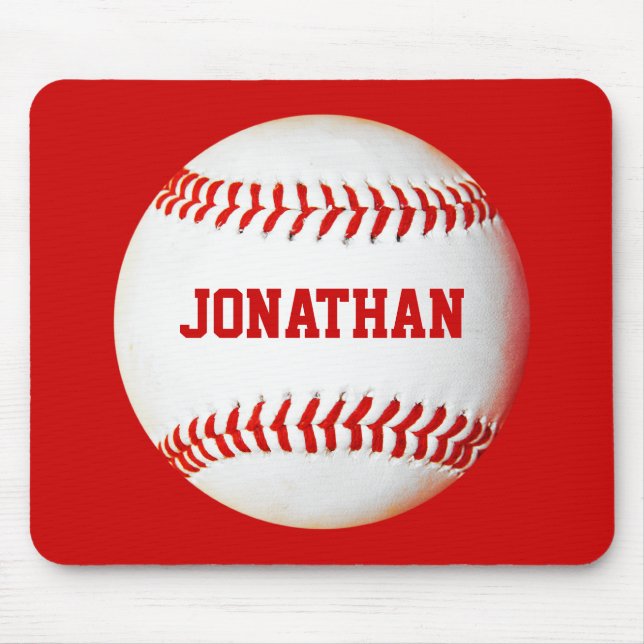 Tapis De Souris Baseball Personnalisé Mousepad (Devant)