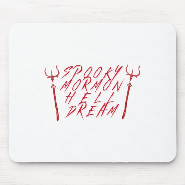 Tapis De Souris Baseball Skeleton Halloween Hommes garçons Basebal (Devant)