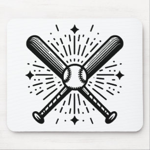 Tapis De Souris baseball vintage