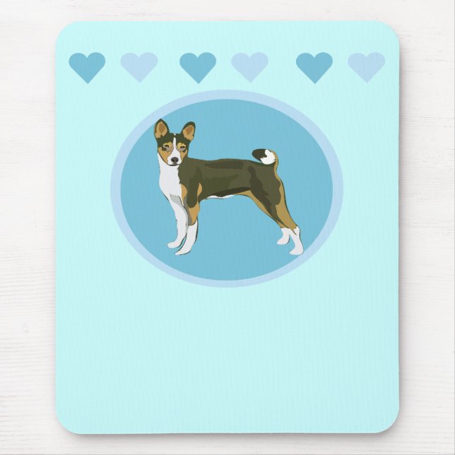 Tapis De Souris Basenji (Devant)