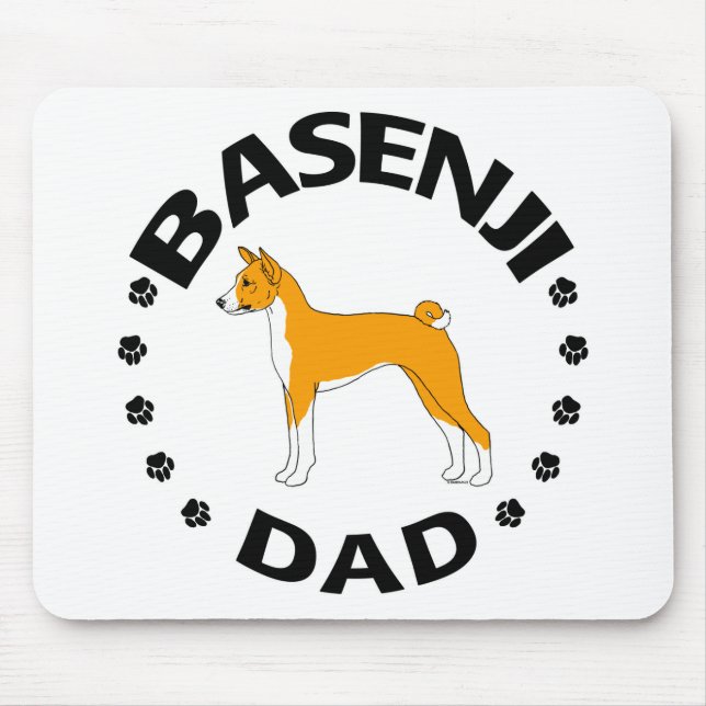 Tapis De Souris Basenji Papa (Devant)