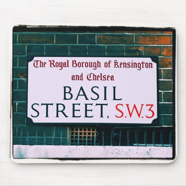 Tapis De Souris Basil Street - Kensington & Chelsea Mousepad (Devant)
