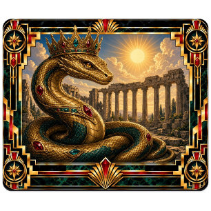 Tapis De Souris Basilic, Art Déco Mythique
