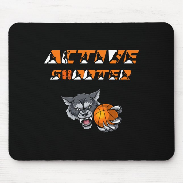 Tapis De Souris Basket-ball actif 1 (Devant)
