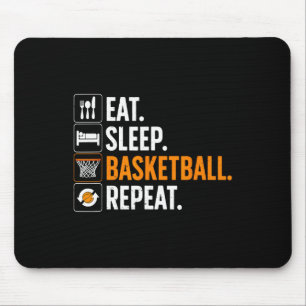 Tapis De Souris Basket-Ball Amusant Pour Hommes Femmes Équipe Spor