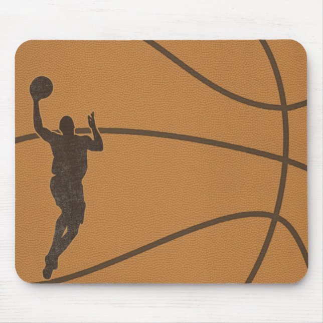 Tapis De Souris Basket-ball Boule Mousepad Souris (Devant)