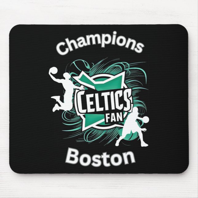 Tapis De Souris Basket-ball Celtics Tri-blend  (Devant)
