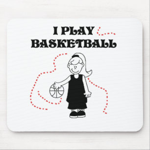 Tapis De Souris Basket-ball de jeu de la fille I