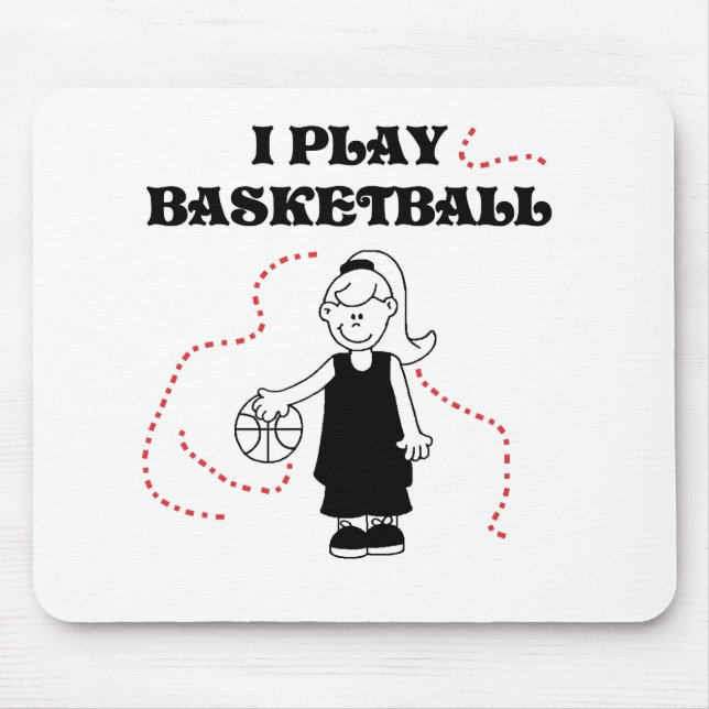 Tapis De Souris Basket-ball de jeu de la fille I (Devant)