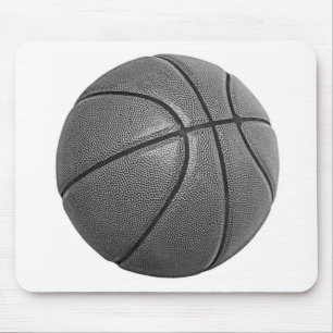 Tapis De Souris Basket-ball en niveaux de gris
