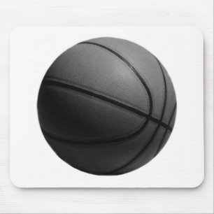 Tapis De Souris Basket-ball noir et blanc