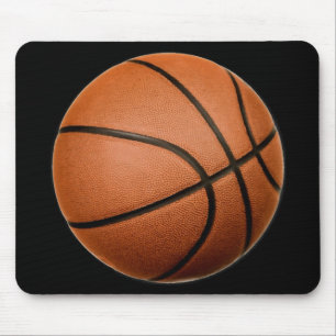 Tapis De Souris Basket-ball noir orange