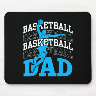 Tapis De Souris Basket-ball Papa Coach Team Match Joueur Père Dadd