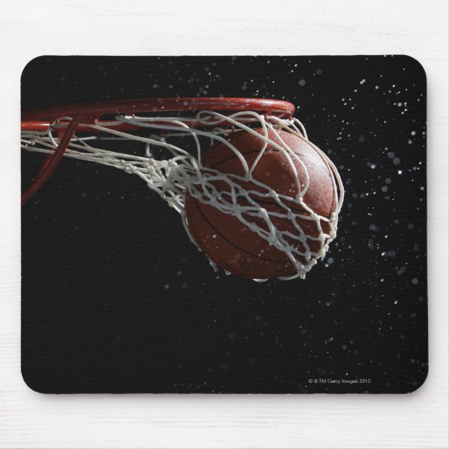 Tapis De Souris Basket-ball passant par le cercle 2 (Devant)