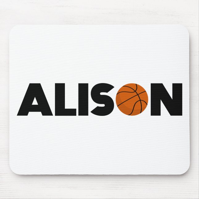 Tapis De Souris Basket d'Alison (Devant)
