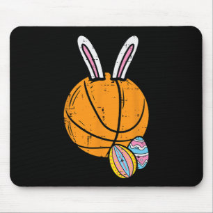 Tapis De Souris Basket de Pâques lapin lapin Sports Hommes garçons