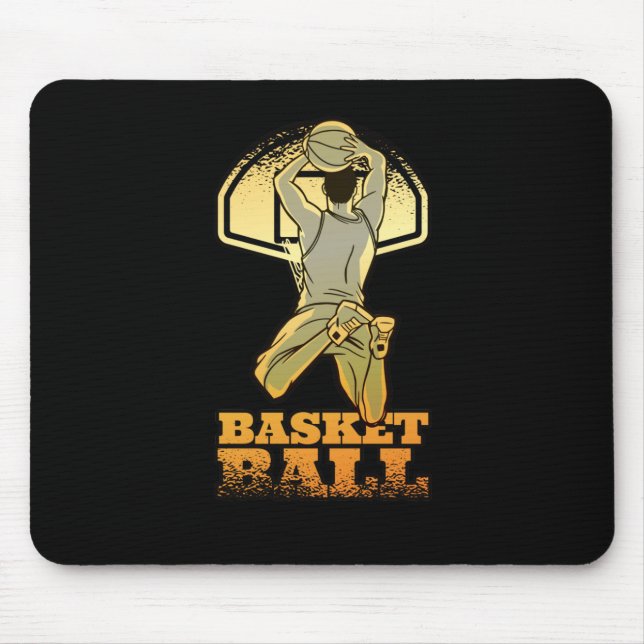 Tapis De Souris Basket Gold W (Devant)