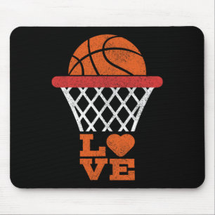 Tapis De Souris Basketball Amour Basketball Amoureux Lover Girl Bo