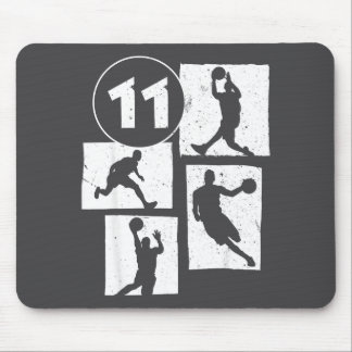 Tapis De Souris Basketball Ancien 11ème 11 Ans Joueur Basketball S