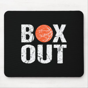 Tapis De Souris Basketball Coach Box Out Dit Nouveauté Cadeau