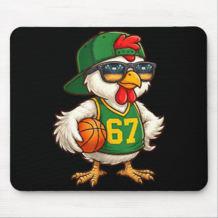 Tapis De Souris Basketball de poulet 67 Argot Gen Alpha Srts Homme