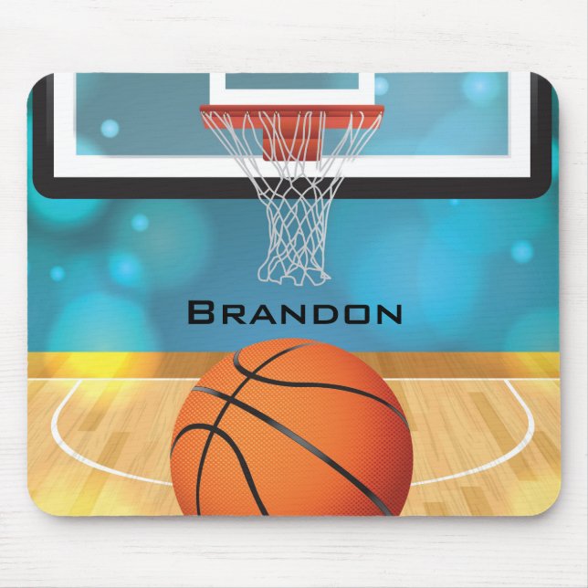 Tapis De Souris Basketball Design Mousepad (Devant)