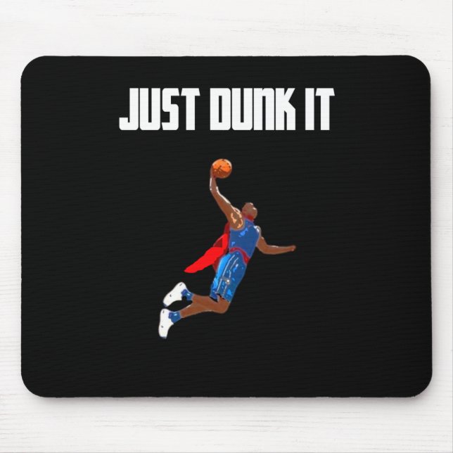 Tapis De Souris Basketball Dunking (Devant)