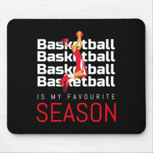 Tapis De Souris Basketball Est Ma Saison Favorite Dunk