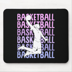 Tapis De Souris Basketball Fille Enfants