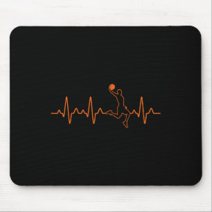 Tapis De Souris Basketball Heartbeat Player Ball Coach Don Pour M