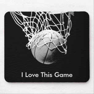 Tapis De Souris Basketball J'Aime Ce Jeu Mousepads