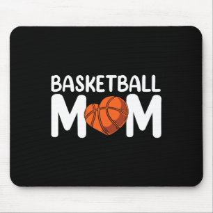Tapis De Souris Basketball Maman Coach Joueur Match Équipe Mère Mo