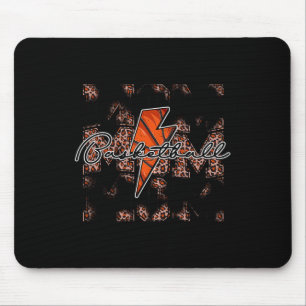 Tapis De Souris Basketball Maman léopard éclair boulon de basket g