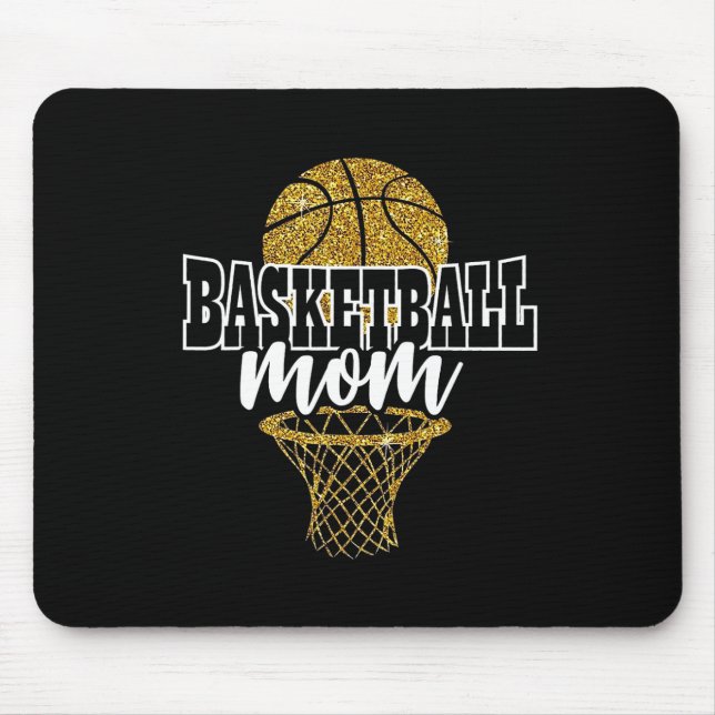 Tapis De Souris Basketball Maman Panier (Devant)