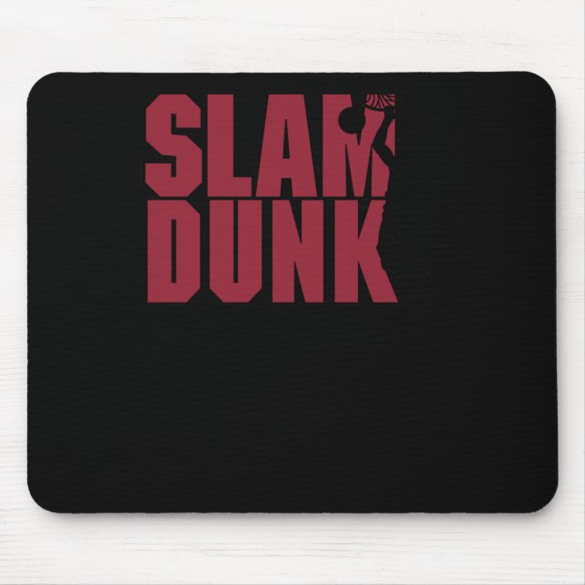 Tapis De Souris Basketball Slam Dunk (Devant)